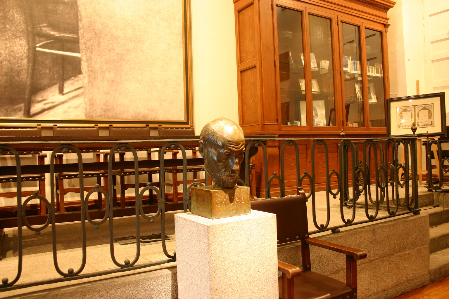 Aula de Cajal, Ilustre Colegio Oficial de Médicos de Madrid, Madrid - 04.JPG